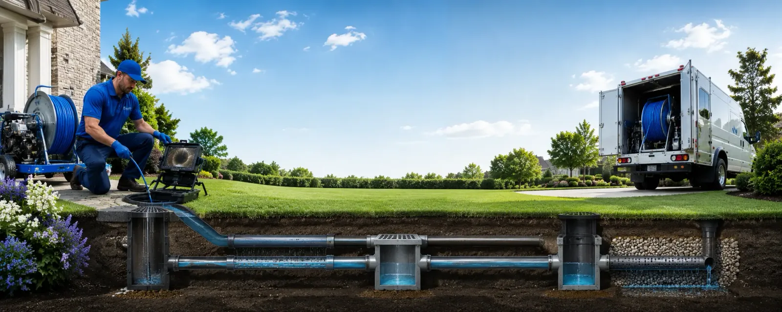 Outdoor drain cleaning information for Elsinore, UT